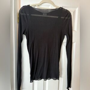 Abercrombie & Fitch Black Long Sleeve Top